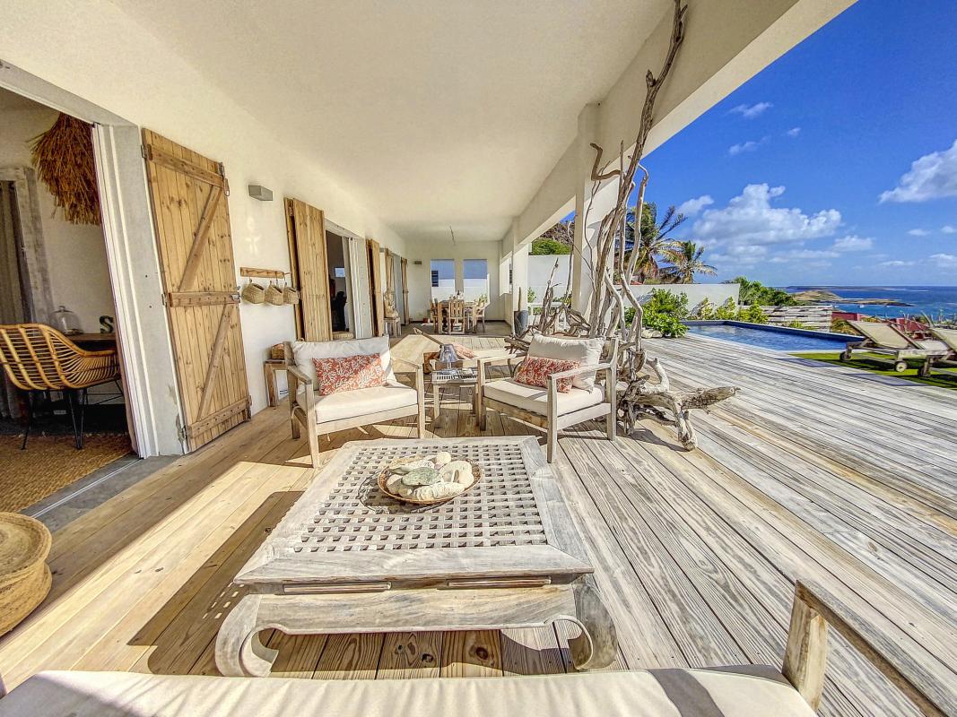 Location Villa Cul de Sac Saint Martin-terrasse-3